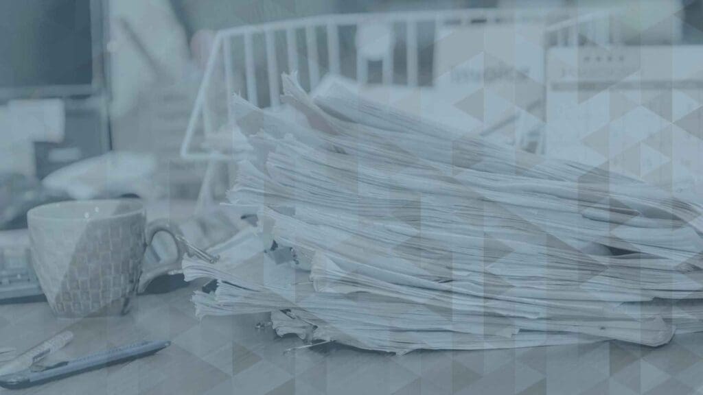 Paper in tray