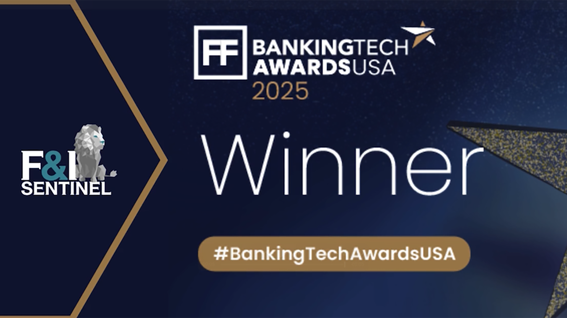 F&I Sentinel Wins Banking Tech Award