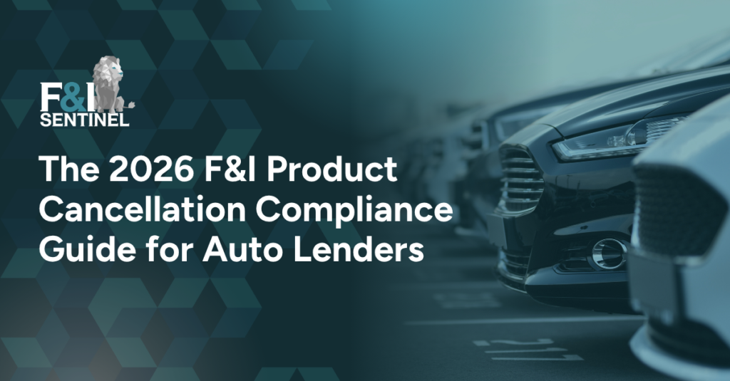 F&I Product Cancellation Compliance